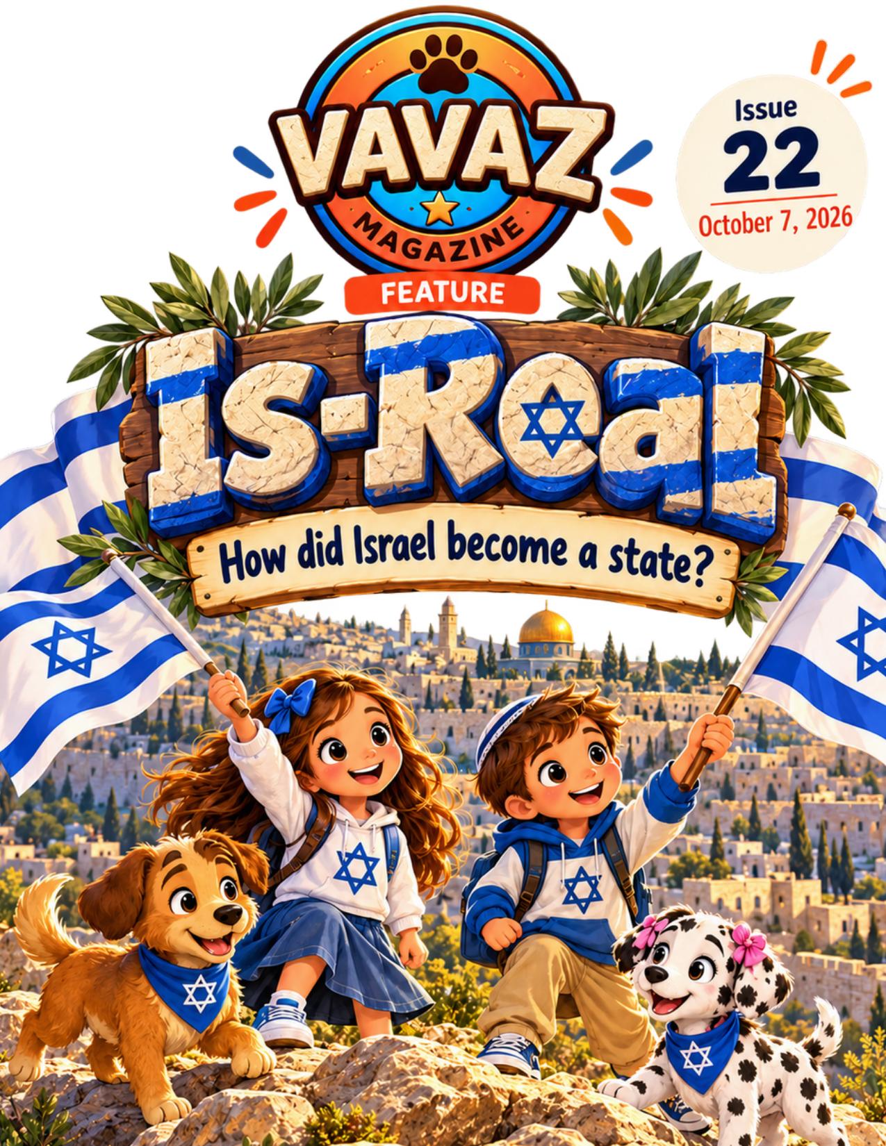 Cover of Vavaz issue 22: Is-Real: How Did Israel Become a State?